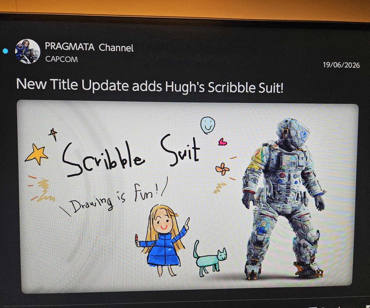 CubeMage_'s tweet photo. THANK YOU @CapcomEurope @PRAGMATAgame THIS IS AWESOME https://t.co/JlCqgfrscv