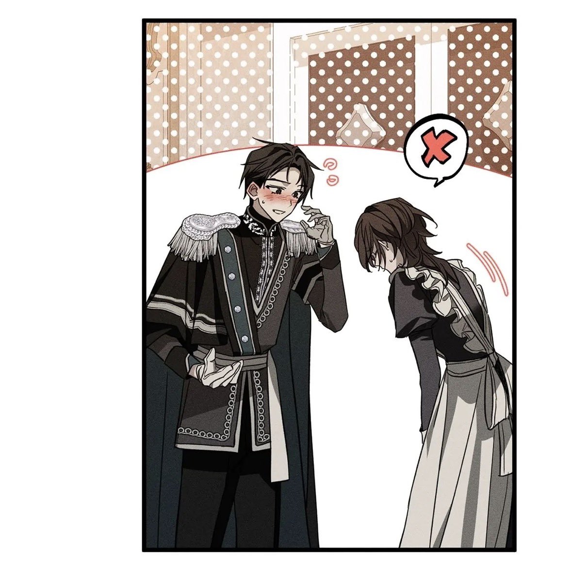 housearzen's tweet photo. i was shipping the commander and maid but i did not expect her to reject him right away 😭😭 https://t.co/1ZJgKFwx44