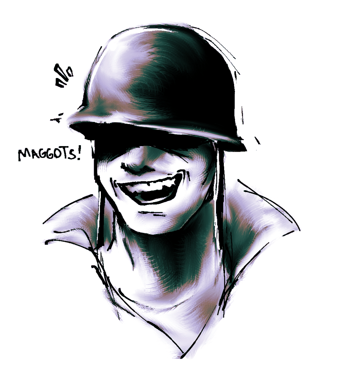 cornd0gconsumer's tweet photo. Soldier doodle‼️ He's the only class I'm decent at (for now...👀) #Teamfortress2 https://t.co/jgENk8JjBq