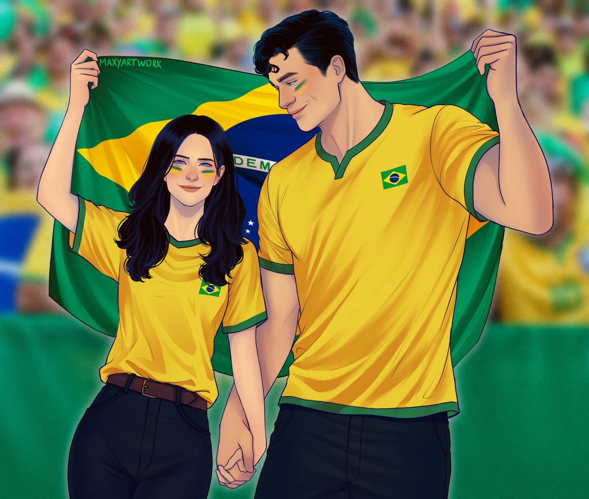 maxyartwork's tweet photo. brasil sil sil ⚽️🇧🇷 #clois https://t.co/WjJzc0w83Y