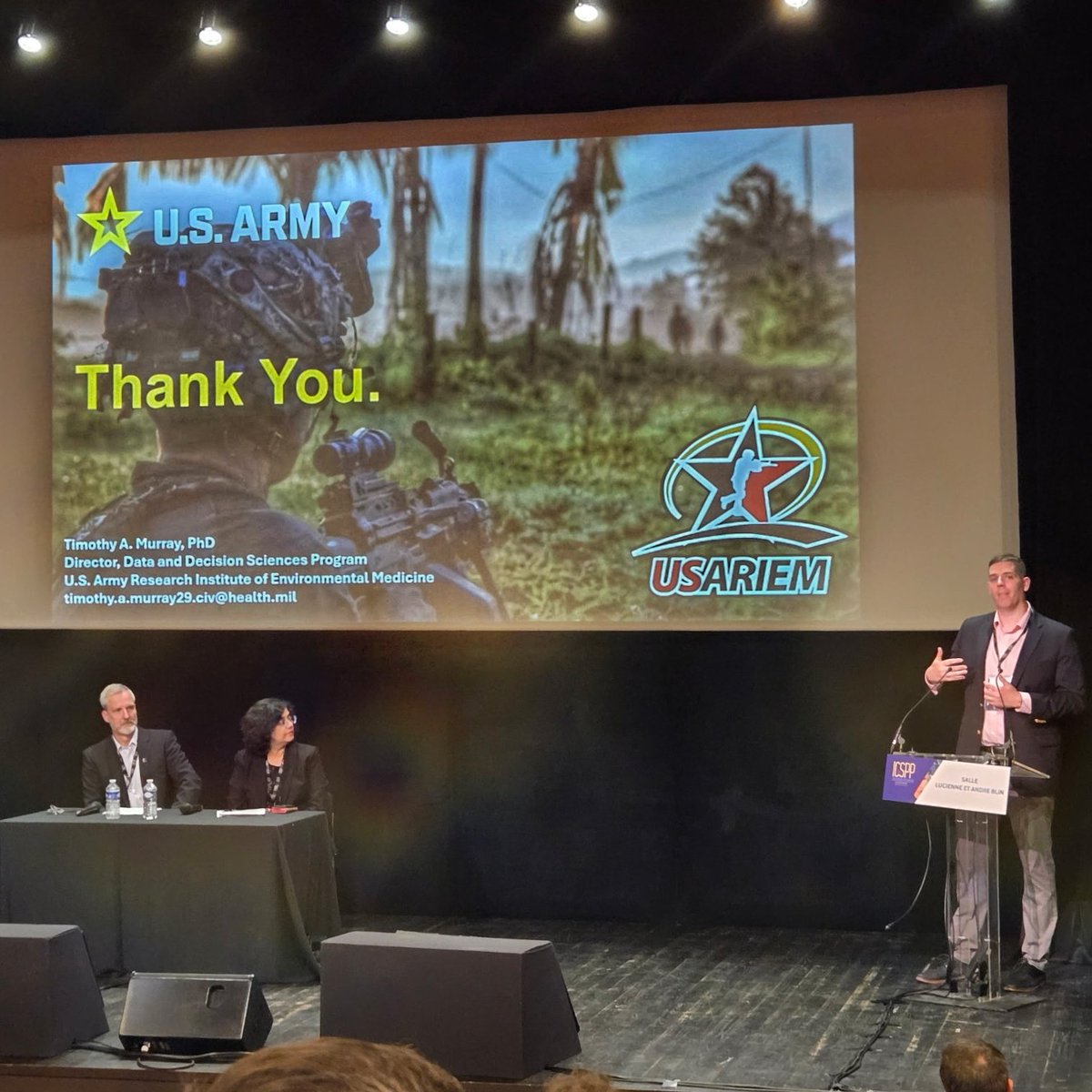 TimMurray54's tweet photo. Had an incredible week at the 7th International Congress on Soldiers' Physical Performance (ICSPP) in Paris 🇫🇷

It was a privilege to connect with international Warfighter health and performance experts and give two presentations https://t.co/3KqXTX51ZX