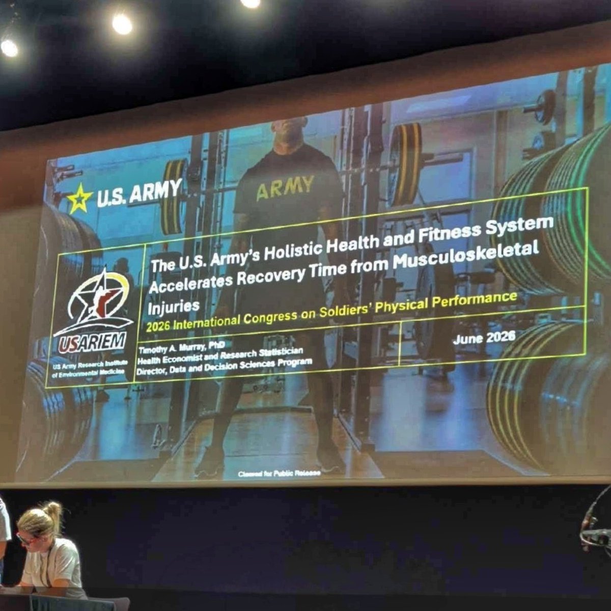 TimMurray54's tweet photo. Had an incredible week at the 7th International Congress on Soldiers' Physical Performance (ICSPP) in Paris 🇫🇷

It was a privilege to connect with international Warfighter health and performance experts and give two presentations https://t.co/3KqXTX51ZX