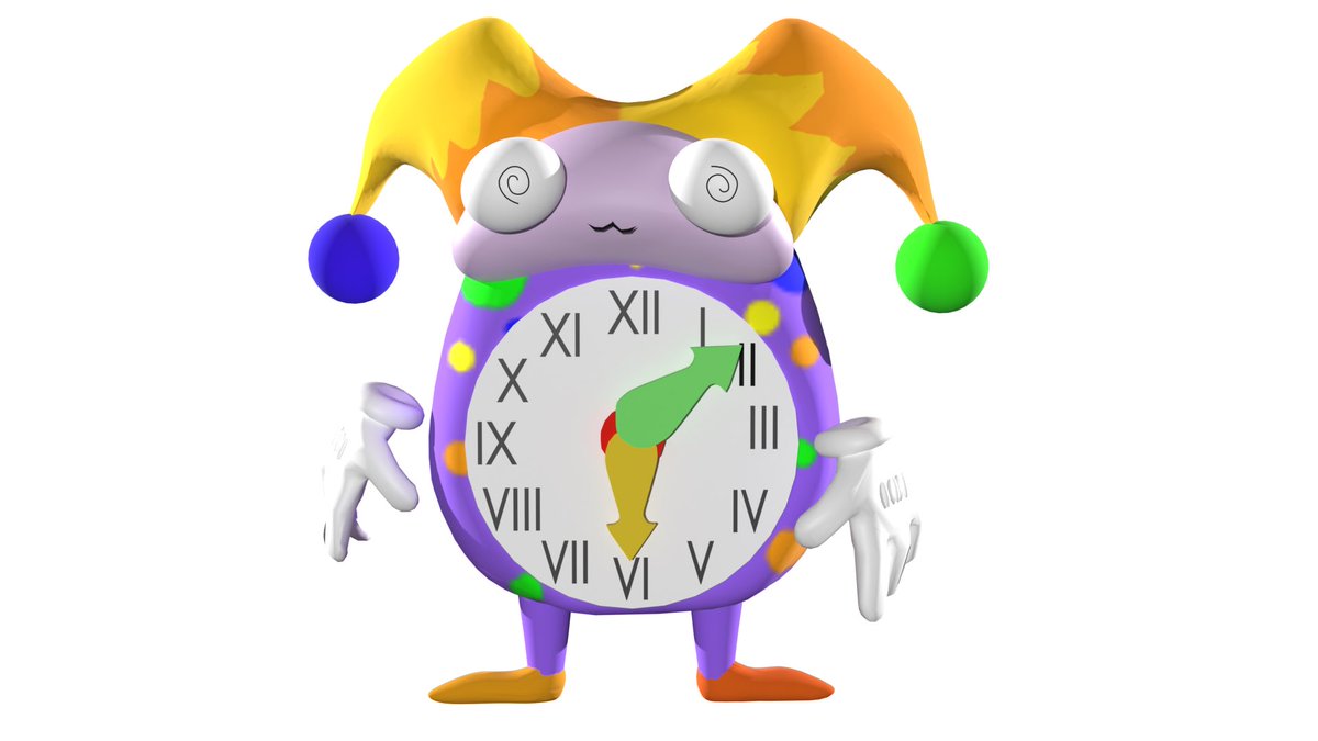 SnackerzGT's tweet photo. ACCURATE BIZCO RIG FOR ENDER 5.1+!  This model is complete with 4 different pupil textures to easily change between, an intuitive rig, moveable clock hands, a Censor Bar, +more!

Ko-Fi link: https://t.co/6J85E8uac1

#tadc #animation #rig #TheAmazingDigitalCircus #blender #viral https://t.co/3y3FK8jgBK