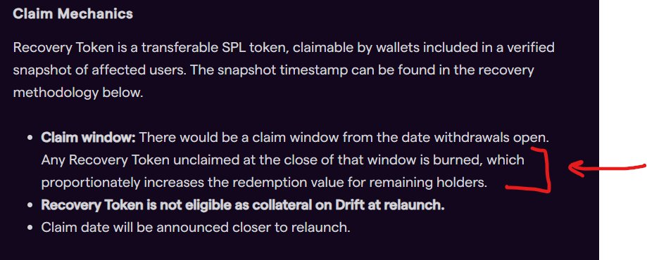 Wollyboen's tweet photo. @redacted_noah And this is not true. If unclaimed tokens are burned, there are no tokens left for the redemption value to increase for remaining holders. 
And why only 365 days? revenue in 2025 was only $60M apparently, not nearly close enough to materially close the gap on $295M lost https://t.co/hoA8990WOQ