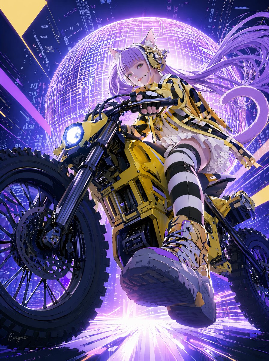 おはようにゃんにゃん ⚡️ Machine × Cat Girl ⚡️ 7 Days, 7 Rides