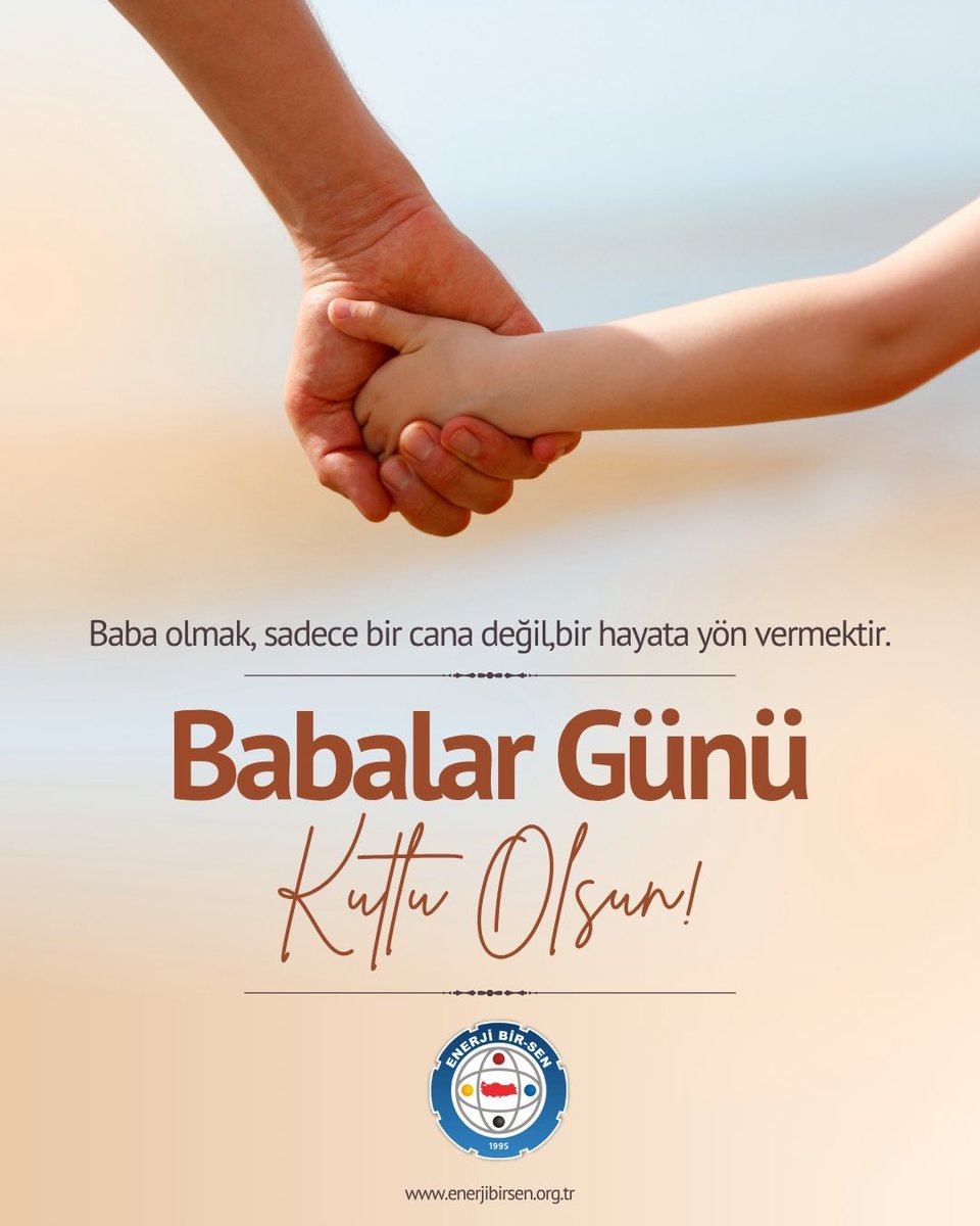 Enerji1sen's tweet photo. Başta aziz şehitlerimizin ve kahraman gazilerimizin kıymetli babaları olmak üzere; vatanına, milletine ve değerlerine bağlı nesiller yetiştirmeyi görev bilen, emekleriyle geleceğimizi inşa eden tüm babalarımızın Babalar Günü’nü kutluyoruz.

Fedakârlıkları, rehberlikleri ve güçlü duruşlarıyla hayatımıza yön veren tüm babalara sağlık, huzur ve bereket dolu bir ömür diliyoruz.

#BabalarGünü