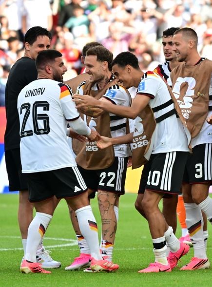 diariopanorama's tweet photo. La selección de Alemania remontó este sábado 20 de junio contra Costa de Marfil (2-1) en la segunda jornada del Mundial 2026, gracias a dos goles de Deniz Undav en los minutos 68 y 94, con el que superó el 0-1 a la media hora de Franck Kessie. https://t.co/wf28yN5qdg