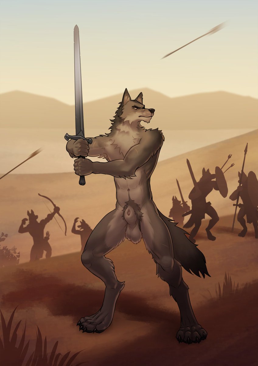 venaeren's tweet photo. Raurolf's company is attacked while they were taking a break from a long march. They were just about to have lunch. So rude of the attackers v_v https://t.co/Jij7QIuCNb