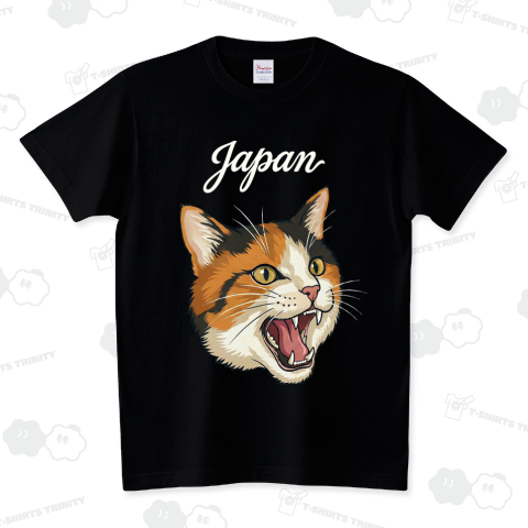 DRIPPED_STORE's tweet photo. ネコジャン-Japan-鳴く三毛猫 スカジャン風猫 白ロゴT発売中!三毛猫が吠えるように鳴いているデザインです
https://t.co/kyilNYfWWo
#猫 #スカジャン #ねこ #ネコ #三毛猫 #ミケ猫 #ミケ #猫好き #愛猫家 #にゃんこ #ペット #アメカジ #スカジャン #Tシャツ #Tシャツトリニティ #ドリップド #DRIPPED https://t.co/wYy75cyWiT