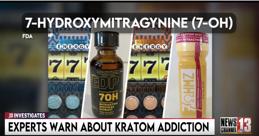 7-OH is a synthetic opioid, touted as a derivative of kratom. It