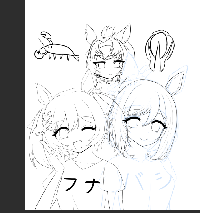 subfishcram's tweet photo. ファル子のかおちょっと横長か？ https://t.co/clO4E24Fq7