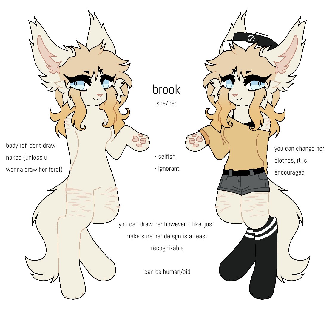Satoriveorra's tweet photo. I redesigned her for artfight  😂😂😂😂😂😂😂😂😂😂 https://t.co/bkfphpU1Ao