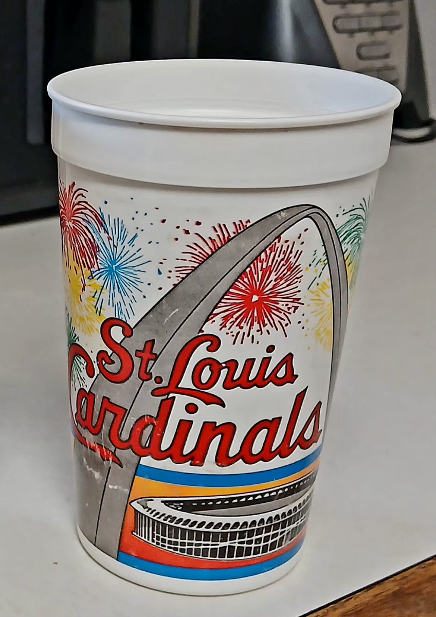 MrGemDiamond's tweet photo. @Cardinals ... I've had these for 36 years, from my only game at the old Busch Stadium. https://t.co/nXaPyFyWTU