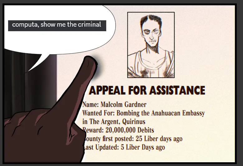 FriedSoups_'s tweet photo. Image should explain it. 

Outlaw of the Great Expanse has a new page! 

Read Here: https://t.co/vBNjfIT9k2 https://t.co/zctGDMHuX3