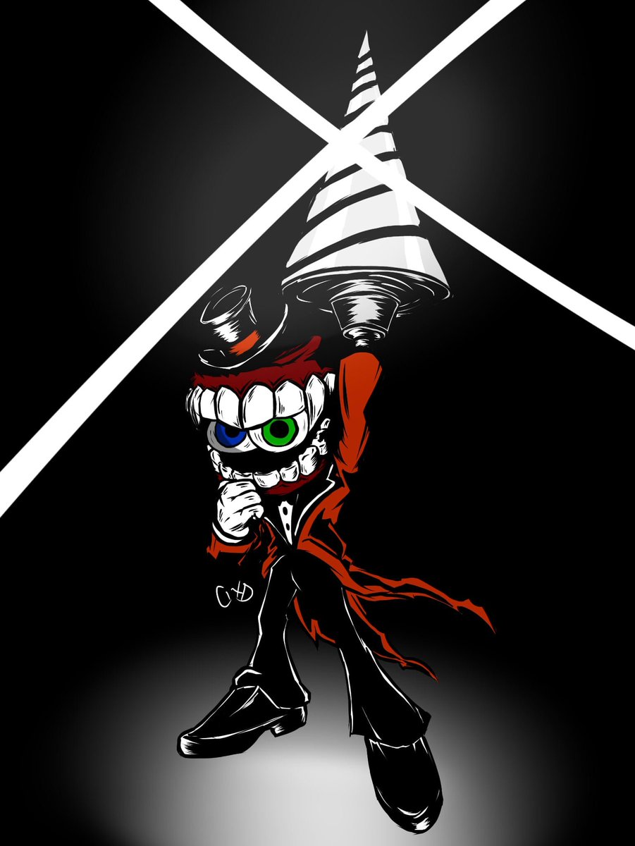 SiruDoc's tweet photo. Pequeño fanart de Caine del Asombroso circo digital con un poco de inspiración de #TTGL

#caine_tadc #fanart ㅤㅤㅤㅤ https://t.co/V4laqBOKHF