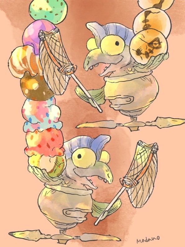 modamodanoika's tweet photo. タマヒロイかわいいなーたくさん積んでアイスみたいでかわいいなーって思ったので
勢いで描いた
出来心 https://t.co/YfKvkZv1u9