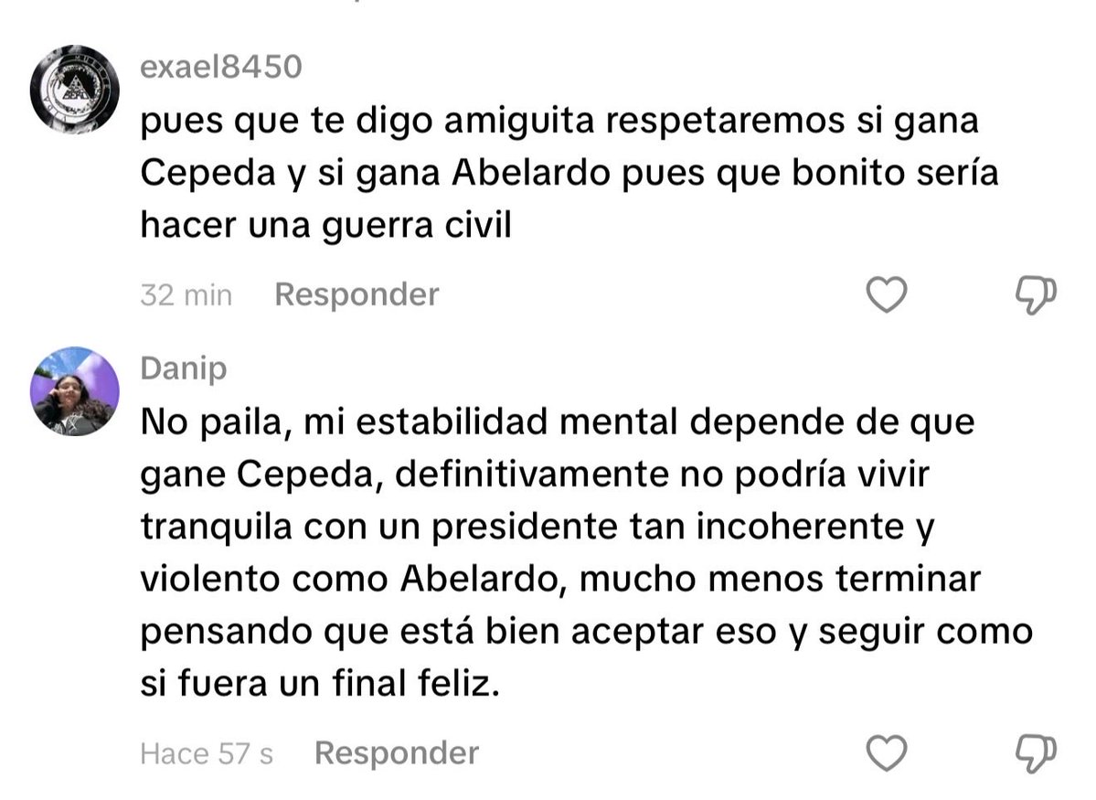 AlonsoJGabriela's tweet photo. Hice un video diciendo algo tan básico como respetar los resultados de mañana.

Sinceramente, los comentarios son preocupantes. https://t.co/0noEkeC4WD
