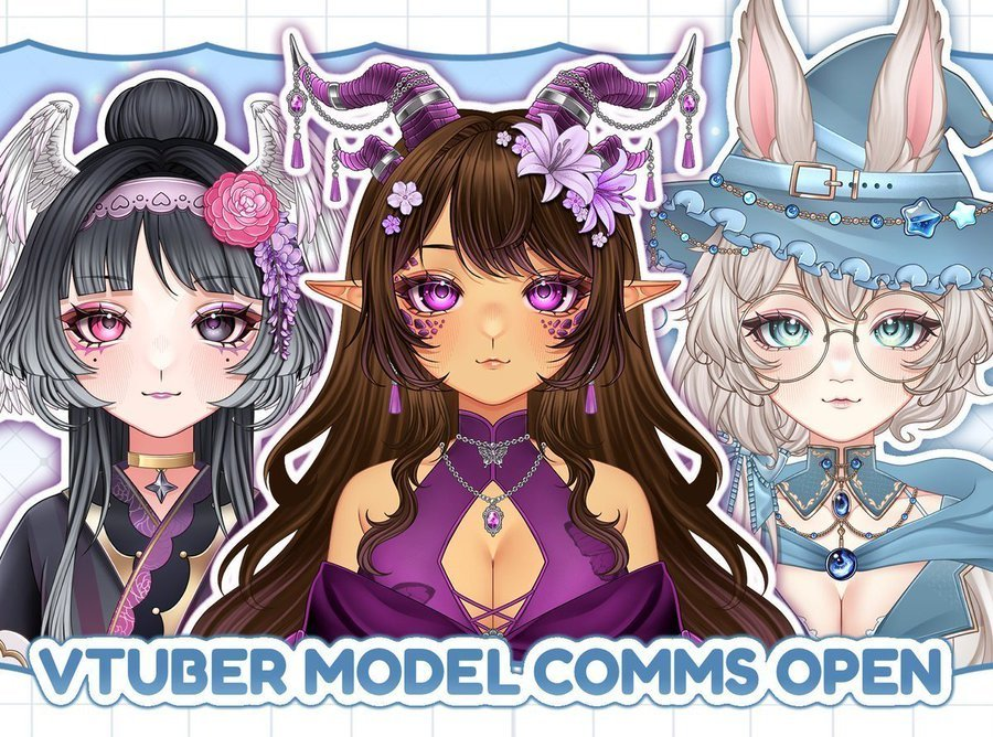 Acelaci's tweet photo. Lot's of new people here on my profile, so I came here to remember you guys that my comms for models are open!! 

RT's are very very appreciated! 
➤ Via VGen or Dm! ⬇️🔗 https://t.co/IjEZZGwx3l
