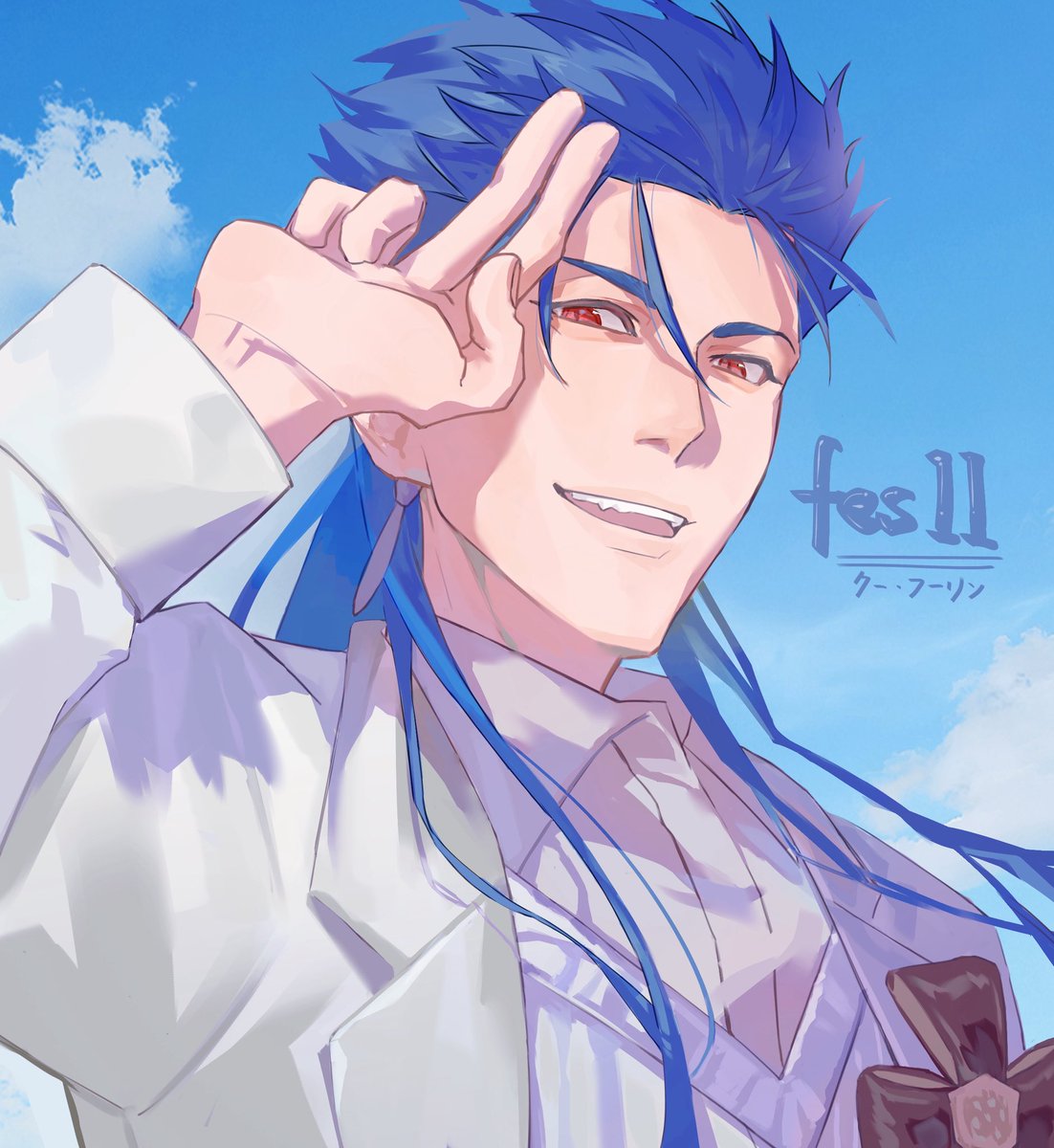 Strepto_K2012's tweet photo. #クーフーリン生誕祭2026
好大哥生日快樂兼恭喜fes新衣裝二連！🎉🎉 https://t.co/RLIQFKK6aO