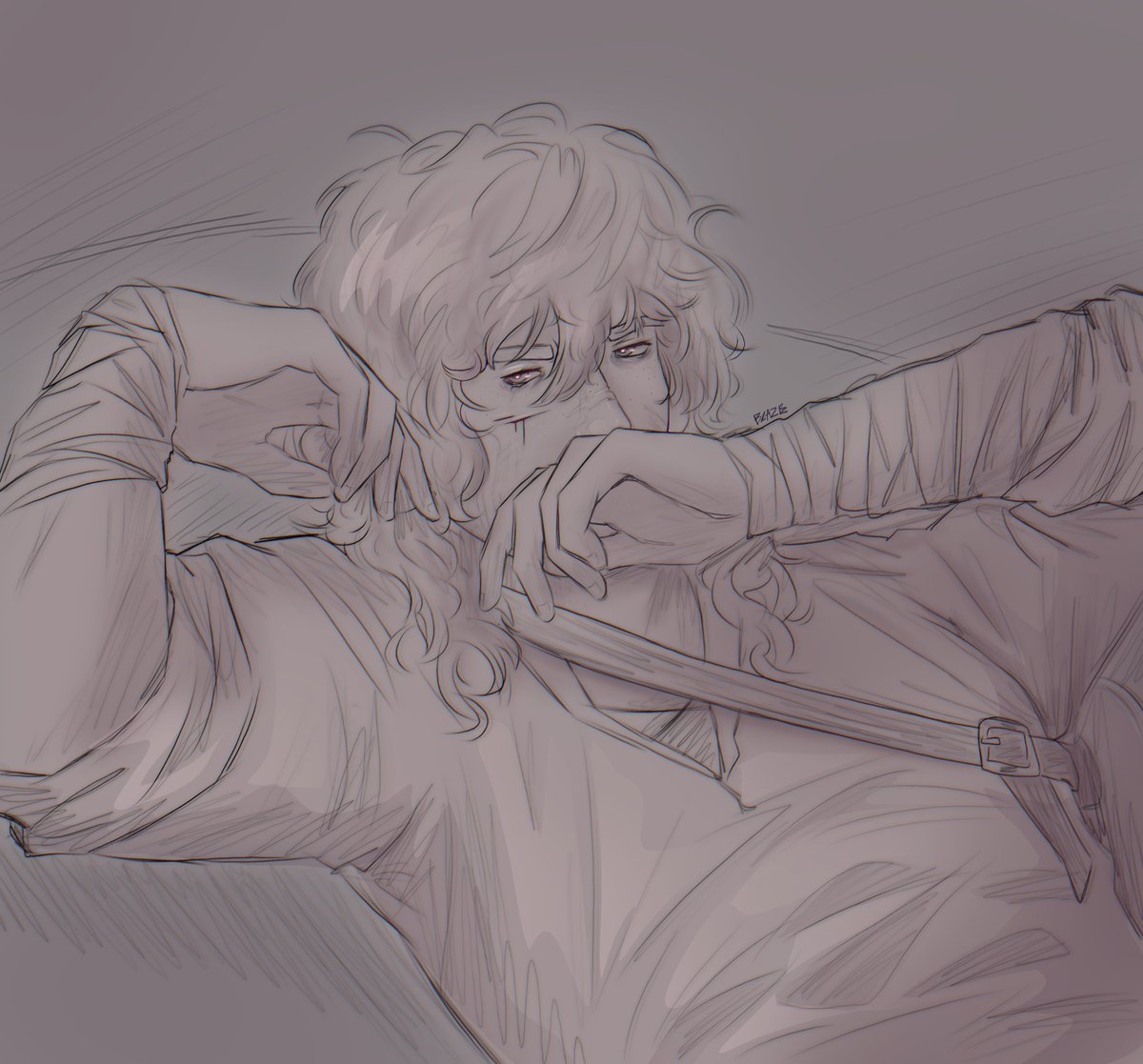 Blaze_is_gone_'s tweet photo. c!Dream sketch &amp; timelapse cause I forgot clip studio paint can do that #dreamfanart https://t.co/ryOYRnyKNV