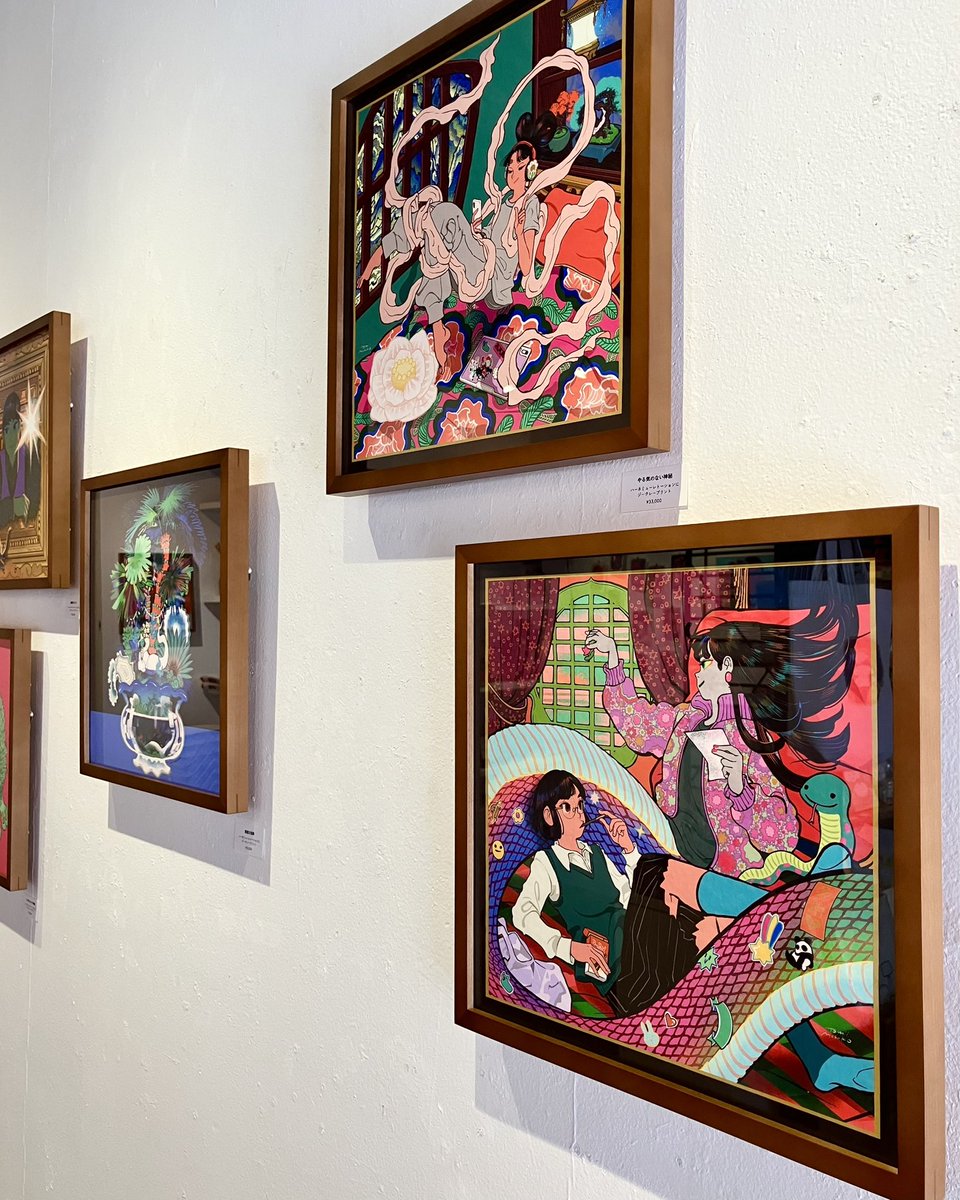 ondo_creative's tweet photo. 【GALLERY｜@ondo_creative ／東京】

＼✅本日最終日。12〜17時まで✅／
トミイマサコ 個展
『UMA -うちらと 魔の 安寧- 』
6.12(金)-6.21(日)  ※最終日17:00まで
@ ondo gallery (東京・清澄白河)

イラストレーター・トミイマサコさんの個展好評開催中。本日いよいよ最終日。12時オープン〜17時までとなります。

本展のテーマは『UMA』。未確認生物を意味する言葉に「うちらと（U）魔の（M）安寧（A）」という独自の略語を重ね、異質な存在が日常に溶け込む世界を描きます。怖すぎずゆるすぎない絶妙なバランスで、真逆のものが混ざり合う楽しさ。

あらゆる者たちが共生しながら安心して深呼吸できる、トミイさんの不思議であたたかな世界をご覧ください。

→https://t.co/yl4NqSZxKY