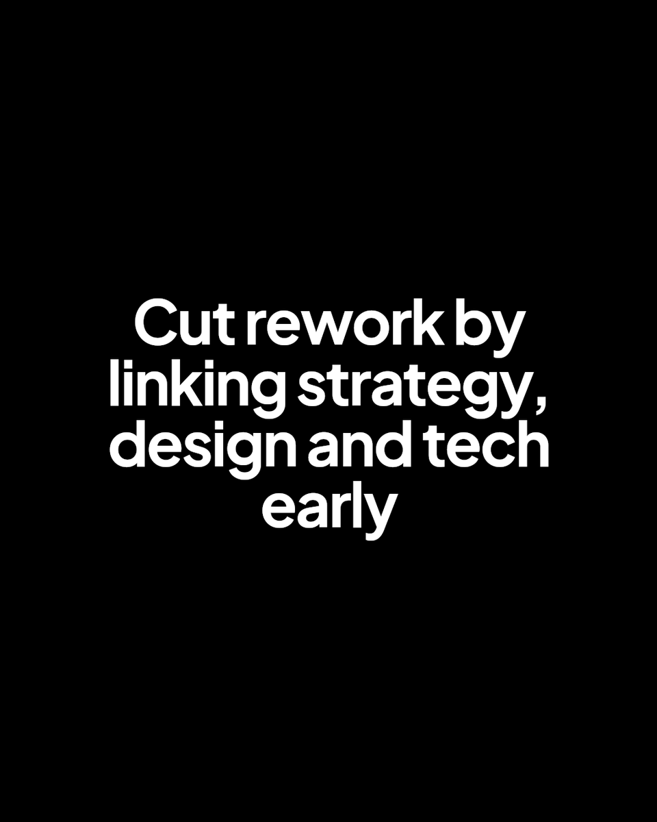 defyn_digital's tweet photo. Struggling with rework in your projects? Connecting strategy, design, and tech early cuts errors dramatically. It aligns teams, speeds delivery, and saves budgets. Start bridging these gaps now for smoother launches. #webdevelopment #wordpress #shopify #creativeagency #webhosting https://t.co/XFc60xHtdt