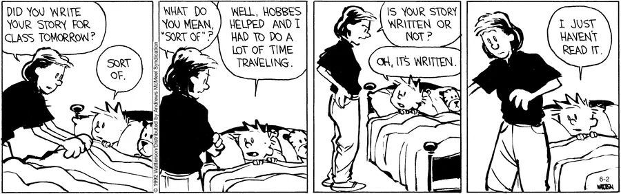Calvinn_Hobbes's tweet photo. Technically it’s written.
#CalvinandHobbes #SchoolStruggles https://t.co/SRtOMDlWSN