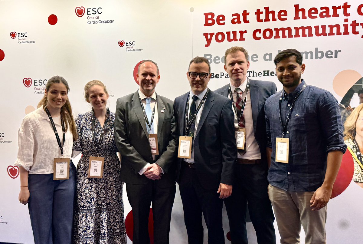 LorenzLehmann's tweet photo. Great days at #ESCardioOnco26! Happy and inspired by discussions and a bag full of new collaborations! Proud on my enthusiastic group members for their work and excellent presentations!! 😎 https://t.co/z8jeaKyHnx