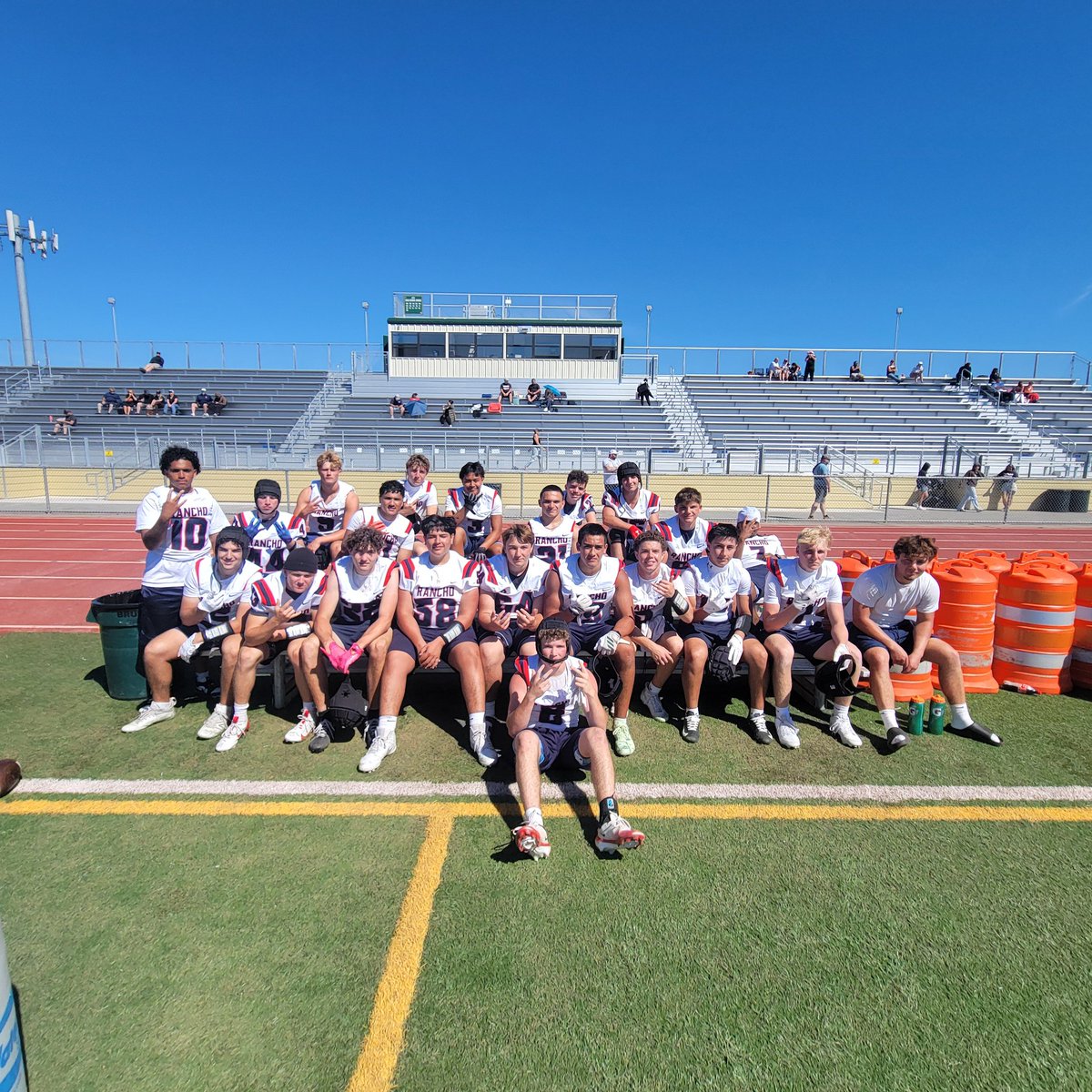 srjcfootball's tweet photo. Championship Game #1 Rancho vs  #3 Vintage https://t.co/SWcWHlAjhx
