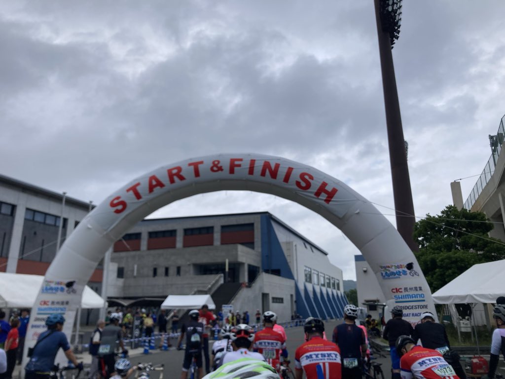 inatti17's tweet photo. 頑張るぞ☆ #ツールド下関 https://t.co/O2iid8unJM