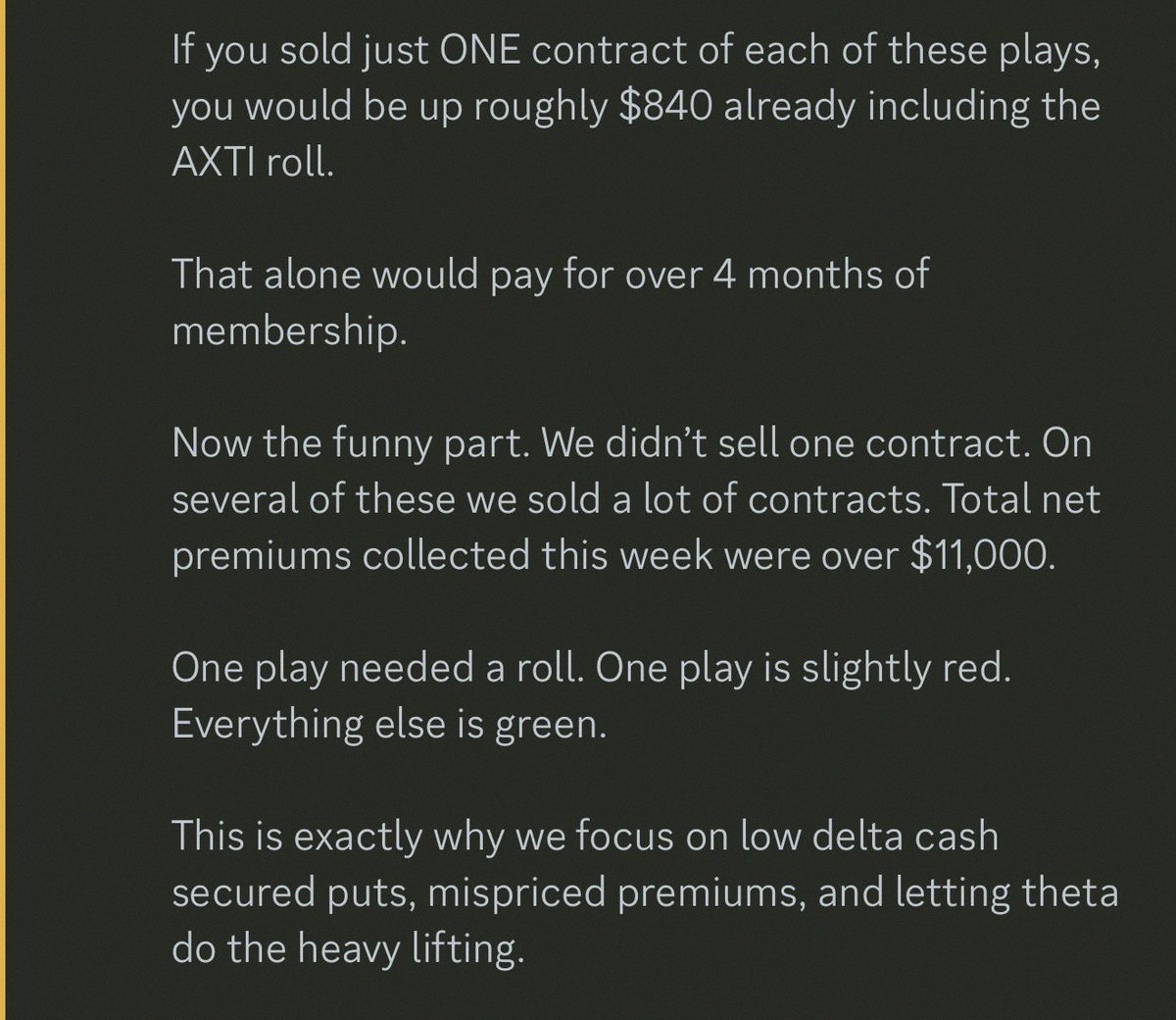 vluther99's tweet photo. Just a heads up, we’ve got options traders in the crew.

And The Assembly members are seriously cashing in right now.

Don’t sleep on the reopening this Monday, June 22nd.

This is gonna be wild. https://t.co/ihT7xPFnUB