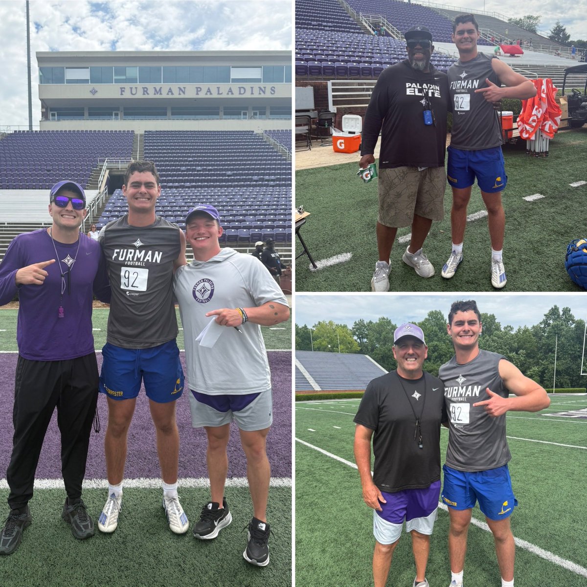 JTForreste88678's tweet photo. Had a great day competing at @PaladinFootball ! After a great conversation with @CoachKuzemka I am blessed to receive a PWO from Furman
University‼️@JackMcCrary2 @FUCoachHendrix @KLewDLCoach @CoachMurphFU 
@OfficialWrenFB @MrCoachFrate @Miller_Jordan3 @CoachPerdomo @CoachLollis https://t.co/2OXPZCaHTi