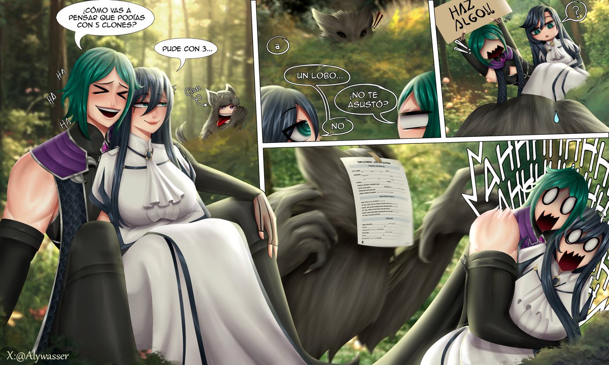 AlyWasser's tweet photo. Perdón, me proyecte 🤧⛏️
LokiBru cita en el bosque pt1🍃

#snv #loki #brunhilde https://t.co/Rygi0zsiNq