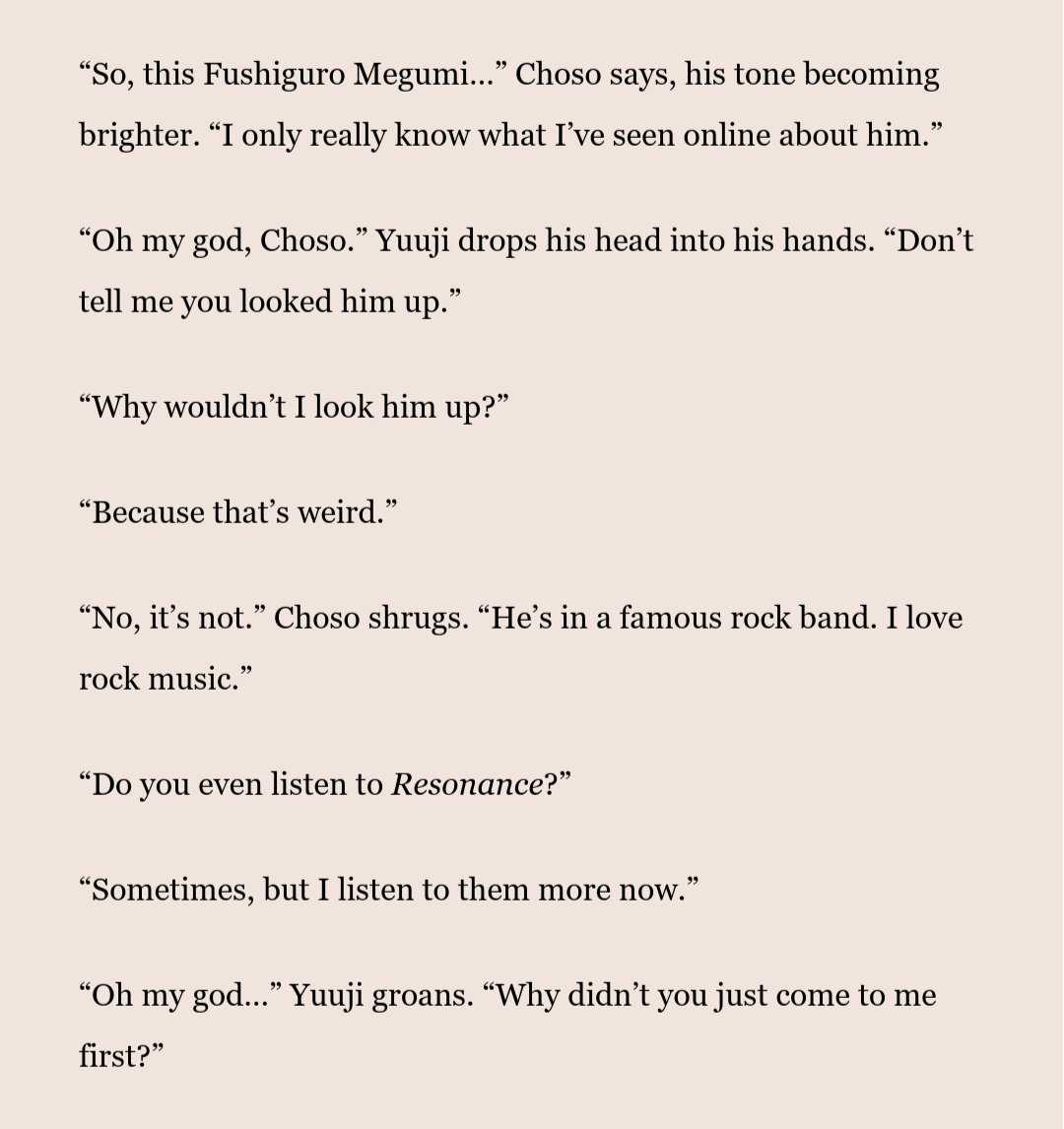 kyfriedmegumi's tweet photo. a snippet of 15 Minutes that made me giggle ♥️ also!! an #ITFSWeek2026 wip :) https://t.co/Nx0tDJjEnS