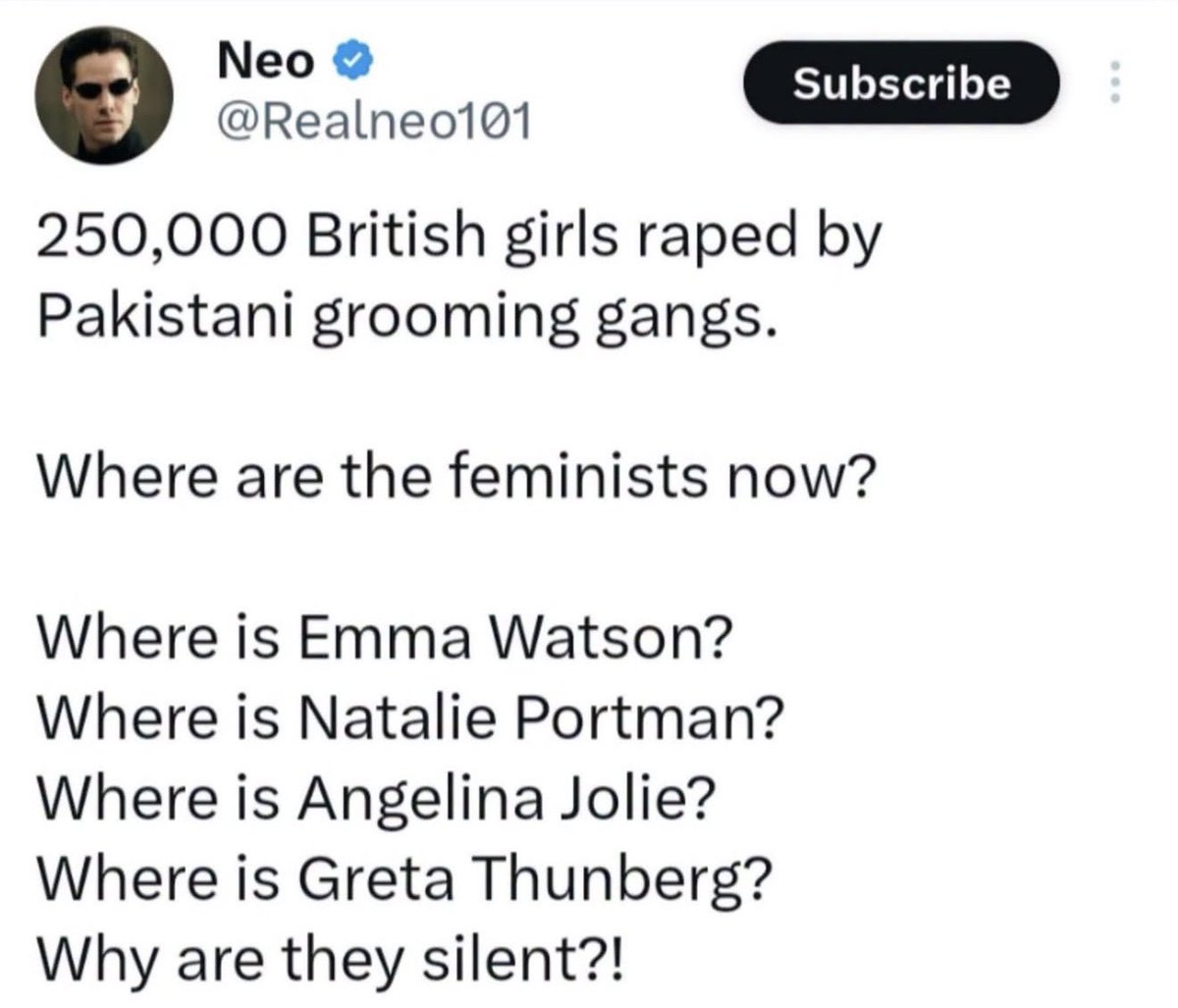 ILA_NewsX's tweet photo. @HumzaYousaf @RupertLowe10 You call the rape and torture of 250,000 British children by Muslim men a "dog-whistle"?

You are a truly evil human being. https://t.co/Srz3VTM5GX