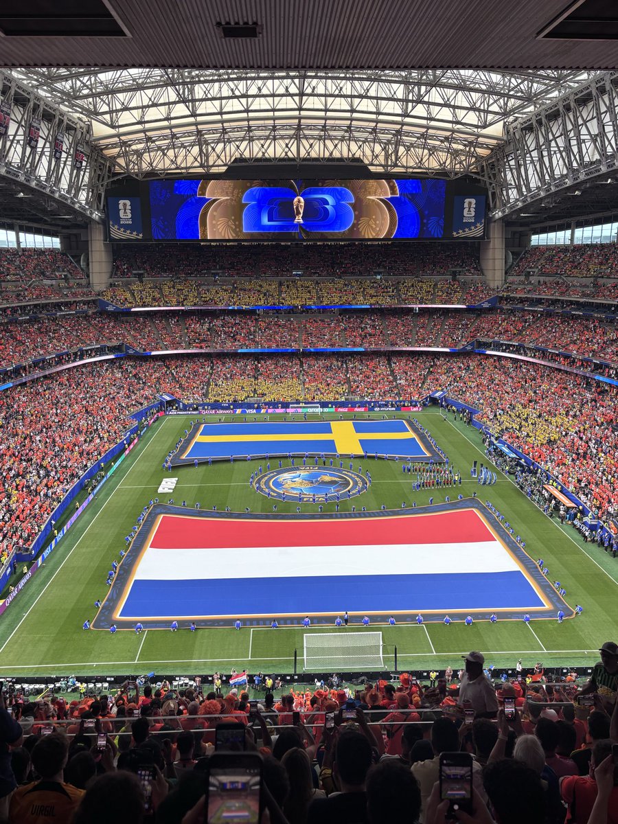 brad_rushing's tweet photo. Netherlands vs Sweden in Houston was electric.  A+ Father’s Day weekend https://t.co/qUBjoxdiSU