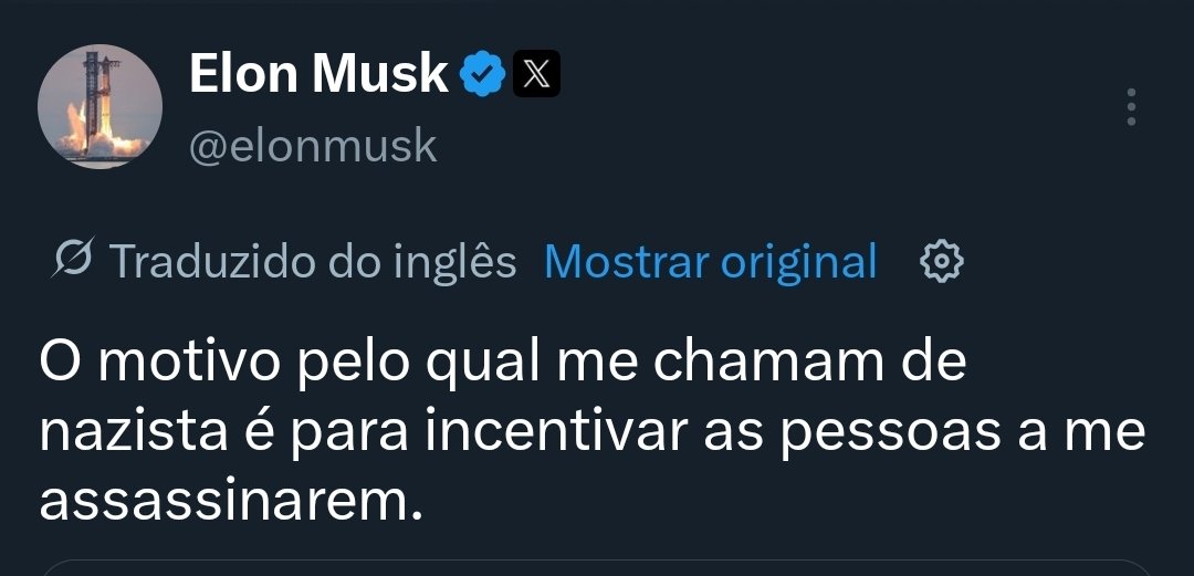 CamargoDireita's tweet photo. A esquerda quer matar todo mundo. Elon Musk que se cuide. https://t.co/U1XgwCRH4n