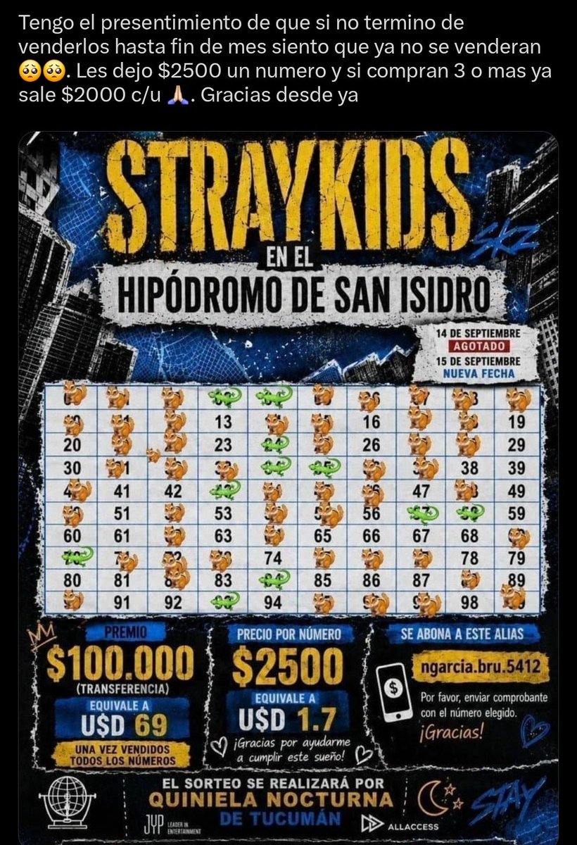 Geniusgmin's tweet photo. VAMOS CHICAS UN NUMÉRITO PARA AYUDAR A UNA STAY, les🙏🏻 juro que estoy buscando laburo porque a pesar de que estoy muy apretada con todo quiero salir de esto y ganarmelo bien, no es solo la rifa, con cada ayuda, con cada "vas a ir" qué me dicen lloro xq me ayudan a no rendirme🥺 https://t.co/HdCsMguoQ4
