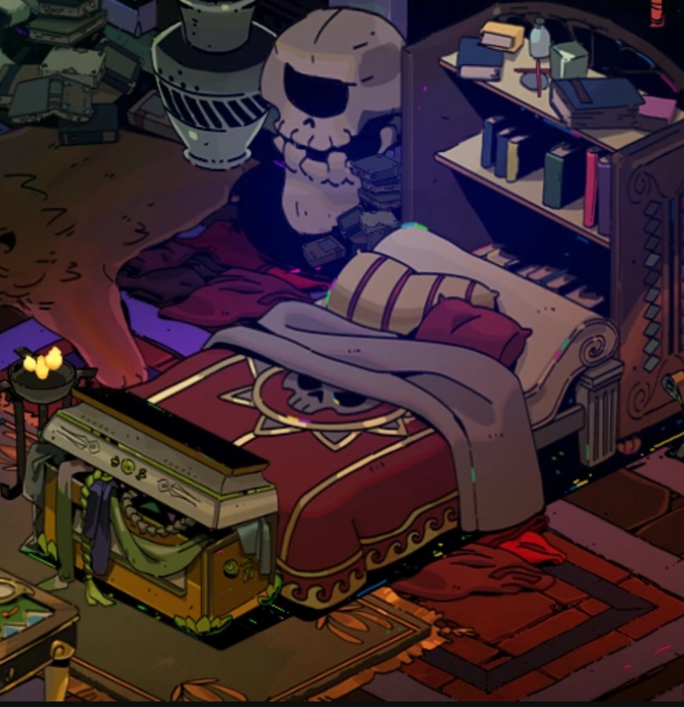 smtorama's tweet photo. I made a replica of Zagreus' red blanket https://t.co/0GkXWIH3z4