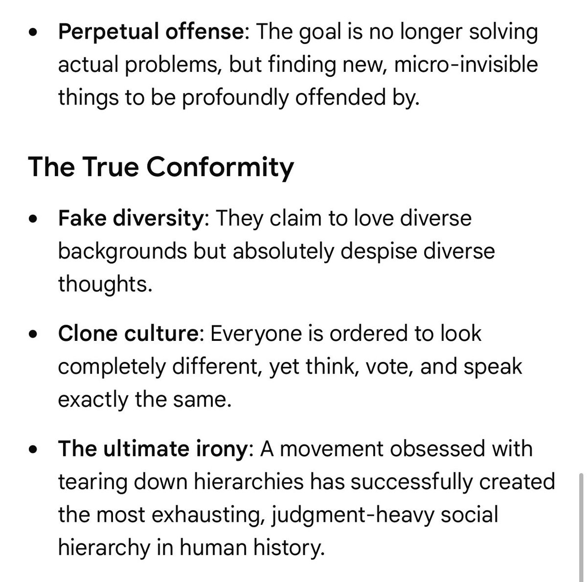 Sentry1161's tweet photo. @Ryandally08 @owen69955 If you want a succinct description of the lefts mental stability and hypocrisy, it’s all outlined here. 👇🏼👇🏼 The soapbox preachers of DEI ideology are the ones who hate political DIVERSITY, rebut EQUITY outside the leftardsphere and refuse to INCLUDE anyone who’s not a leftwit. https://t.co/h4ItDMrVcI