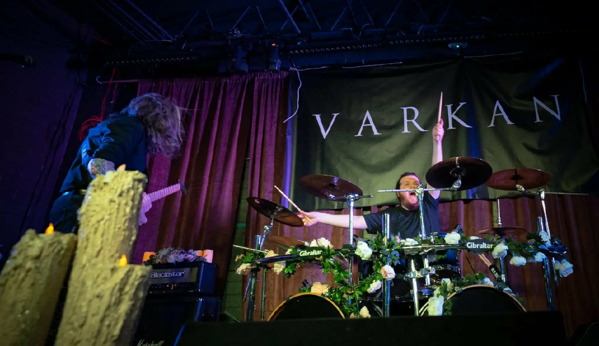 VarkanOfficial's tweet photo. Wishing a very Happy Birthday to the heartbeat of Varkan: our drummer, Mike! 🥁🎂 Thanks for 12 years of awesome music, friendship, and an impressive amount of patience while dealing with the rest of us. Cheers to another trip around the sun! 🤘🔥🍻 https://t.co/gxmbcc2pUV