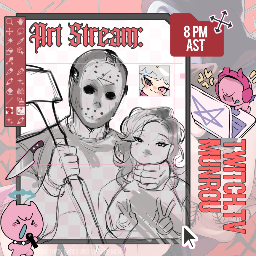 munrou_'s tweet photo. ⛧ » Streaming tonight | 8 pm AST  
  Come work with me over at the purple site.ᐟ⠀ https://t.co/x9gtfpNqdc