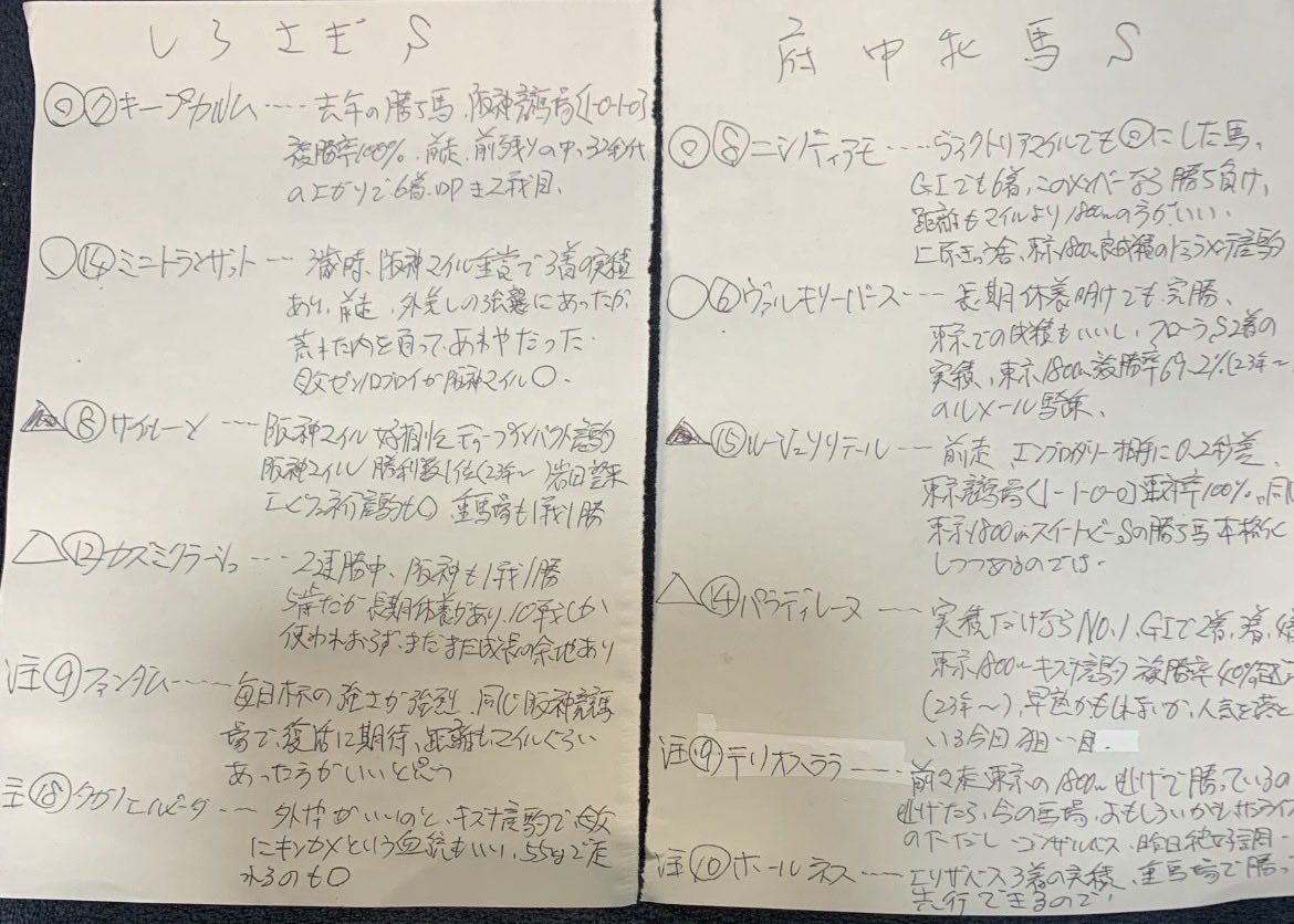 waruoh's tweet photo. カグオウの府中牝馬ステークス
しらさぎステークス予想 https://t.co/3RXp3bJxsQ