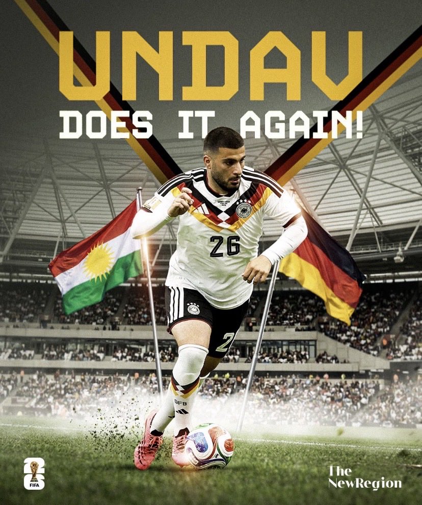 keyxusrow's tweet photo. @FIFAWorldCup Kurdish Power 🤝 German discipline https://t.co/wGN8ykhQy3