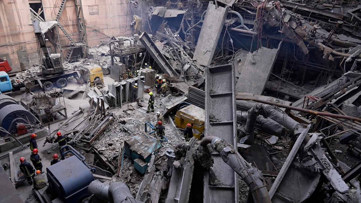 OCOCReport's tweet photo. Russia Launches Massive Assault on Ukraine – Second Day of Heavy Bombing.

Zelenskyy is sacrificing Ukrainian lives for personal gain and selling the country’s land and resources to foreign interests. It seems that he has poked the bear one time too many.

Energy infrastructure has taken heavy damage: power plants and the grid are destroyed, causing widespread blackouts across the country. Ukraine is heading into a severe winter crisis.

Industry, water supply, and heating systems are also severely disrupted.

An estimated 1,500 Ukrainian soldiers are killed or seriously wounded every single day.

The greatest tragedy is that ordinary people are paying the price. Every life lost is a son, daughter, husband, wife, or parent who will never come home.

This war must end before another generation is sacrificed.
#Ukraine #Russia #peace