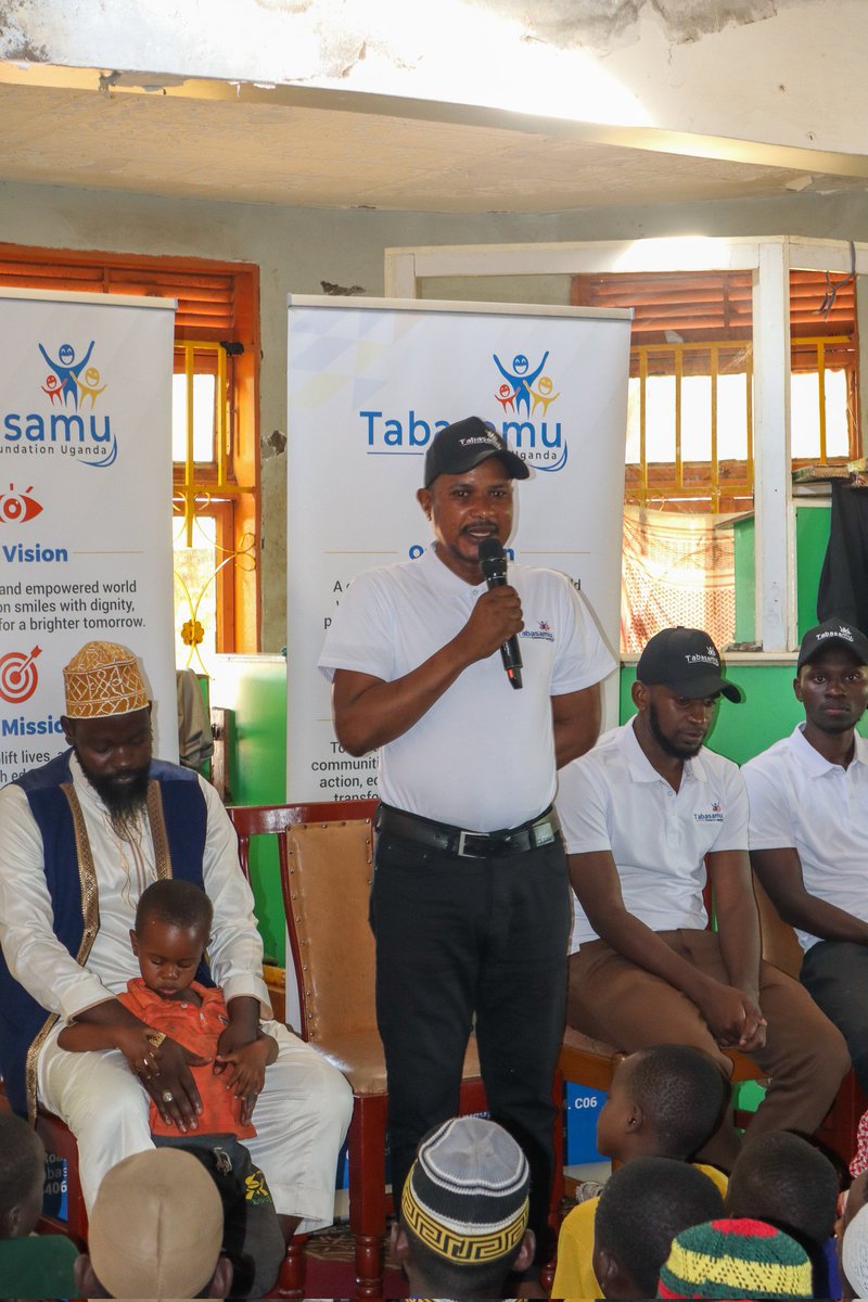 tabasamufdn's tweet photo. The director of Tabasamu Foundation Uganda Hon Ismail Lubega Uthuman Kaka and his team received by Dr. Mutazindwa Kasim Idriisa the school director, paid a courtesy visit to Ibin Salaam Islamic Nursery and Primary School in Masaka Kako on Saturday 20th 2026. https://t.co/Gnljgwb04K