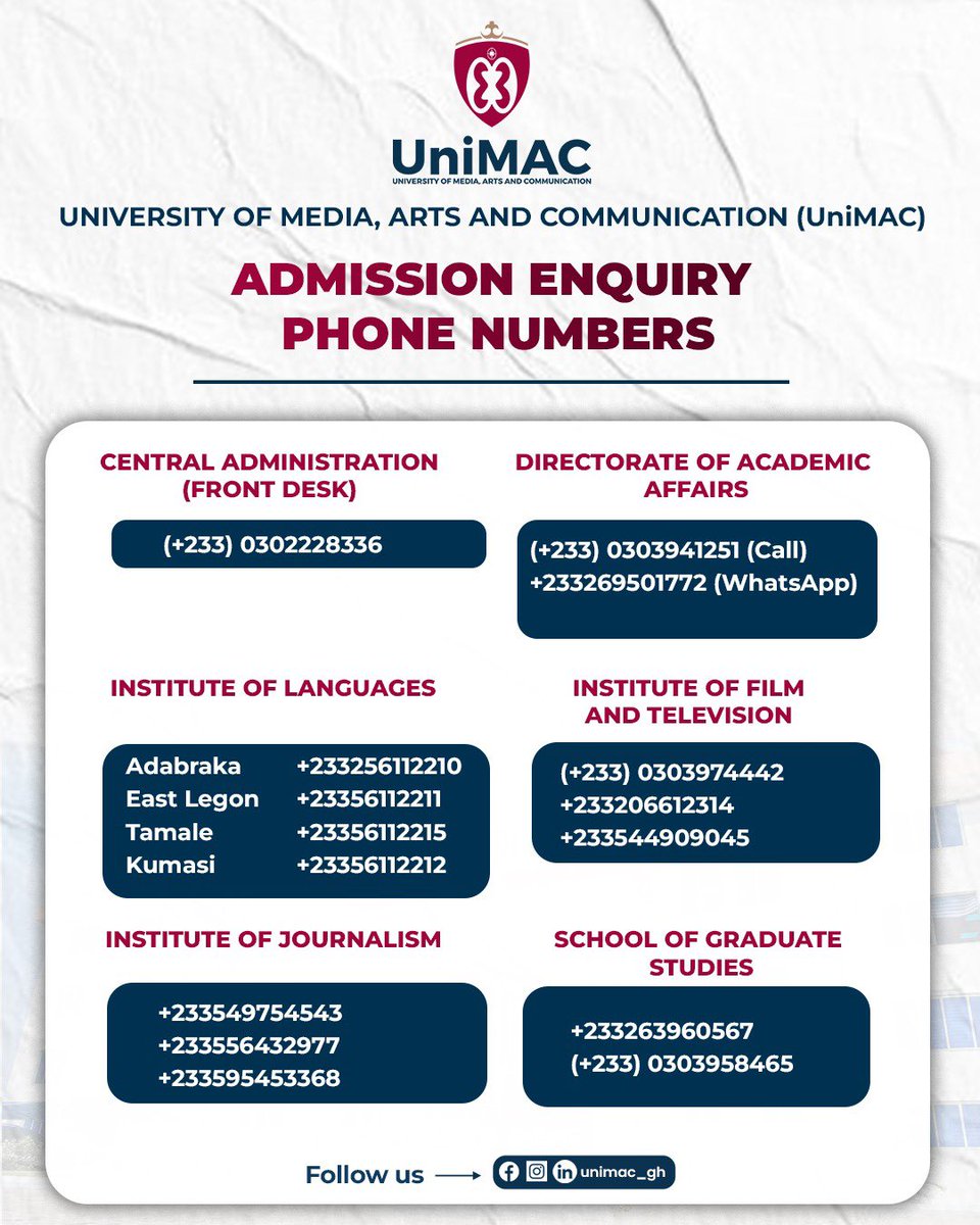 UniMACHQ's tweet photo. 📌 https://t.co/oIVJFVjxF8