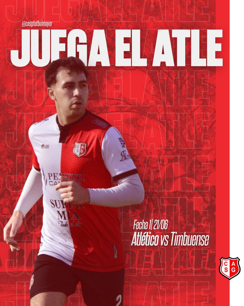 AtlePatria2010's tweet photo. Torneo Clausura. Inicio. Fecha 1. El Rojiblanco recibe al último campeón, Timbuense. Reserva comienza 14hs. @ClubAtleticoSG https://t.co/1DOlDBkcRE
