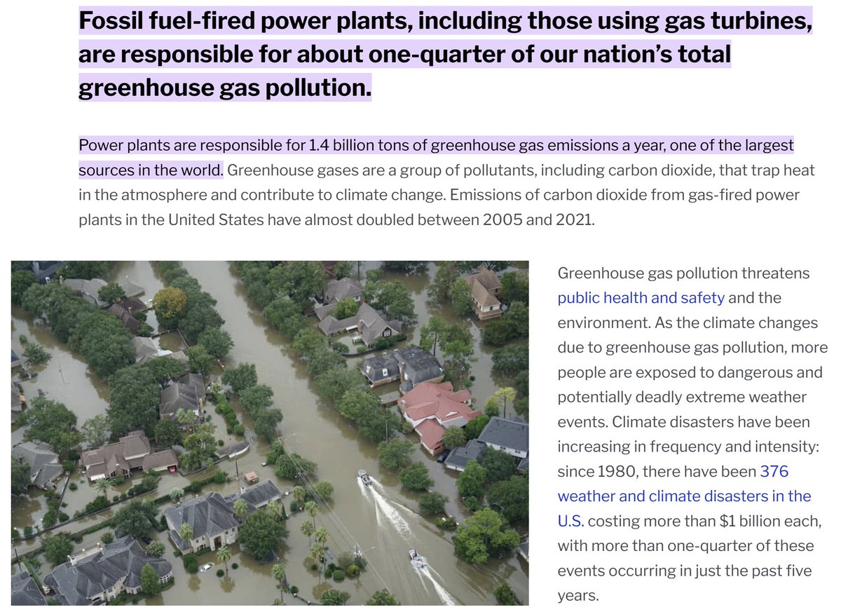 nbyates's tweet photo. NIMBY (Not In My Back Yard) 
☹️☹️☹️☹️☹️☹️

The concentration of gas turbines and fossil-fuel power plants in low-income and minority communities represents a significant form of environmental injustice. This unequal distribution exposes vulnerable populations to harmful air pollutants, including nitrogen oxides NOx, formaldehyde and fine particulate matter PM2.5. 

Prolonged exposure to these emissions has been associated with increased rates of asthma, cardiovascular disease, and respiratory cancers among affected residents.
https://t.co/gcDzamcHmH

https://t.co/Ty1IchG36x.