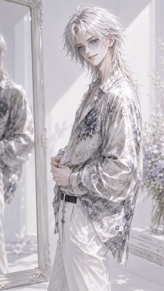 Rei_AI_studio's tweet photo. おはよ。

どう？今日の僕、カッコイイでしょ？

#AIart️️️️️️️️️️️️️️️️️️️️️️️️️️️️️️️️️️️️️️️️️️️️️️️️️️️  #Rei_studio https://t.co/VDxzVw7Kqv